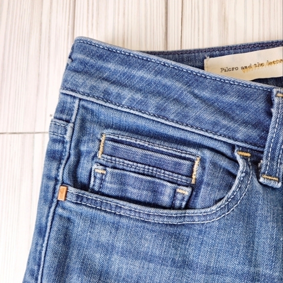 Anthropologie Pilcro Stet Slim Ankle Jean in Medium Wash Size 28 - Picture 10 of 14